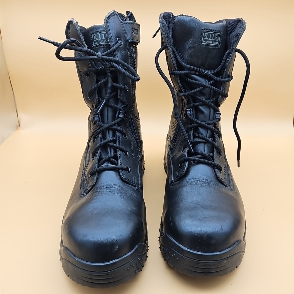 5.11 Tactical Boots ATAC 8" Station Composite Toe Men's Size 13 Black Shoes - Picture 2 of 11